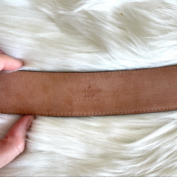 Authentic Louis Vuitton Monogram Belt - Size 80 - Picture 6 of 8